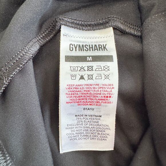 GYMSHARK Black Capri Leggings - Picture 4 of 4